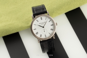 Patek Philippe Calatrava 18 ct white gold manual winding Kal. 215 Ref. 5119
