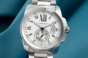 Cartier Calibre de Cartier steel automatic Kal. 1904-PS MC Ref. 3389