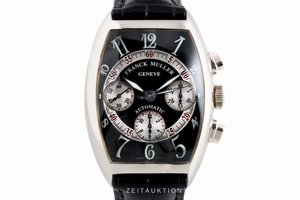 Franck Muller Curvex chronograph 18 ct white gold automatic Kal. FM.7003 Ref. 7850CC