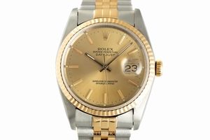 Rolex Datejust steel / gold automatic Kal. 3135 Ref. 16233