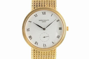 Patek Philippe Calatrava 18 ct gold manual winding Kal. 215 Ref. 3919/5