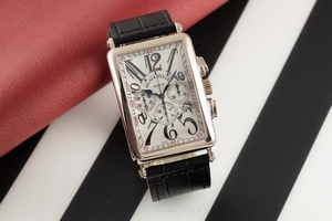 Franck Muller Long Island chronograph 18 ct white gold automatic Kal. FM2094-3 Ref. 1200 CC AT