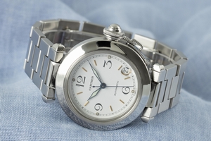 Cartier Pasha steel automatic Kal. 049 Ref. 2324