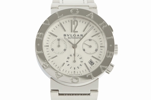 Bvlgari Diagono chronograph steel automatic Kal. 080TEEL Ref. BB 38 SS CH