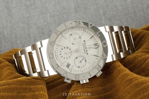 Bvlgari Diagono chronograph steel automatic Kal. 080TEEL Ref. BB 38 SS CH