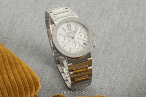 Bvlgari Diagono chronograph steel automatic Kal. 080TEEL Ref. BB 38 SS CH
