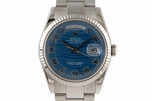 Rolex Day-Date 18 ct white gold automatic Kal. 3155 Ref. 118239