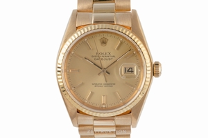 Rolex Datejust 18 ct gold automatic Kal. 3035 Ref. 16018