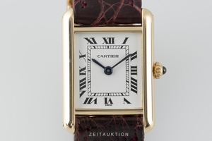 Cartier Tank 18 ct gold quartz Kal. 66