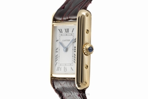 Cartier Tank 18 ct gold quartz Kal. 66
