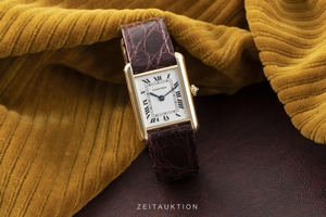 Cartier Tank 18 ct gold quartz Kal. 66