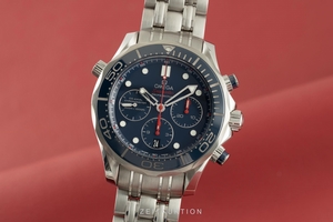 Omega Seamaster chronograph steel automatic Kal. 3330 Ref. 212.30.44.50.03.001