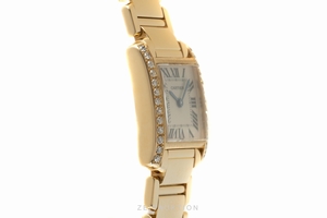 Cartier Tank Francaise 18 ct gold quartz Kal. 057 Ref. 2385