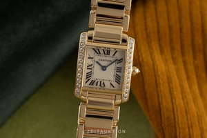 Cartier Tank Francaise 18 ct gold quartz Kal. 057 Ref. 2385