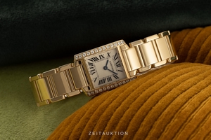 Cartier Tank Francaise 18 ct gold quartz Kal. 057 Ref. 2385