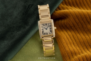 Cartier Tank Francaise 18 ct gold quartz Kal. 057 Ref. 2385