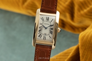 Cartier Tank Americaine 18 ct gold automatic Kal. 120 Ref. 1740