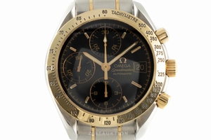 Omega Speedmaster Date chronograph steel / gold automatic Kal. 1152 Ref. 175.0083, 375.0083