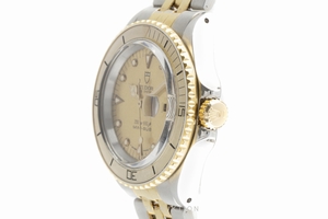 Tudor Mini-Sub gilt steel automatic Kal. ETA2671 Ref. 73091