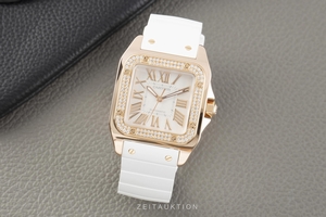 Cartier Santos 100 18 ct red gold automatic Kal. 076 Ref. 2879