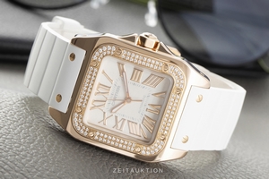 Cartier Santos 100 18 ct red gold automatic Kal. 076 Ref. 2879