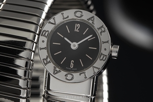 Bvlgari Tubogas steel quartz Kal. MVE065-MBBB Ref. BB191TS