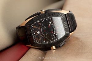 Franck Muller Conquistador chronograph titanium / gold automatic Kal. FM7000 C3 Ref. 9900CCGP