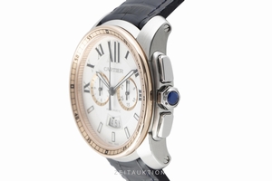 Cartier Calibre de Cartier chronograph steel / gold automatic Kal. 1904-CH MC Ref. W7100042