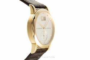 A. Lange & Sohne Saxonia 18 ct gold manual winding Kal. L941.3 Ref. 105.021