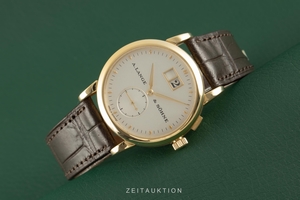 A. Lange & Sohne Saxonia 18 ct gold manual winding Kal. L941.3 Ref. 105.021