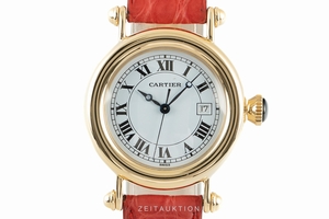 Cartier Diabolo 18 ct gold quartz Kal. 687 Ref. 14200