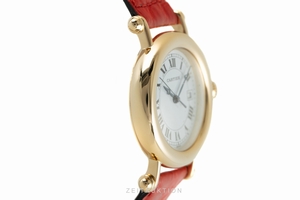 Cartier Diabolo 18 ct gold quartz Kal. 687 Ref. 14200
