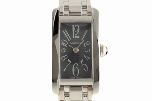 Cartier Tank Americaine 18 ct white gold quartz Kal. 157 Ref. 1713
