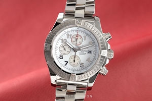 Breitling Super Avenger chronograph steel automatic Ref. A13370