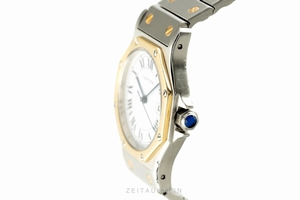 Cartier Santos Ronde steel / gold automatic Kal. 077 Ref. 2966