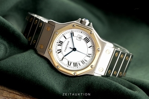 Cartier Santos Ronde steel / gold automatic Kal. 077 Ref. 2966