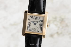 Cartier Tank Francaise 18 ct gold automatic Kal. 120 Ref. 1840