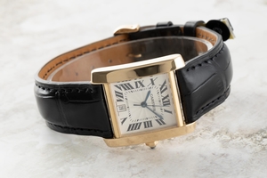 Cartier Tank Francaise 18 ct gold automatic Kal. 120 Ref. 1840