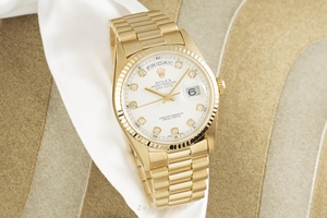 Rolex Day-Date 18 ct gold automatic Kal. 3135 Ref. 18238