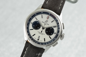 Breitling Premier chronograph steel automatic Kal. B01 Ref. AB0118