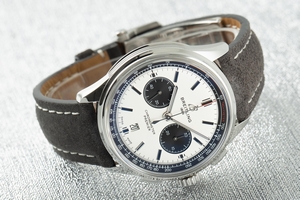 Breitling Premier chronograph steel automatic Kal. B01 Ref. AB0118