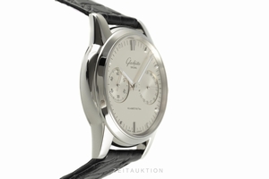 Glashutte Original Senator steel automatic Kal. GO 39 Ref. 1-39-58-02-02-04