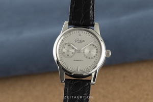Glashutte Original Senator steel automatic Kal. GO 39 Ref. 1-39-58-02-02-04
