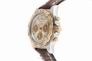 Breitling Chronomat 41 chronograph steel / gold automatic Kal. B01 Ref. CB0140