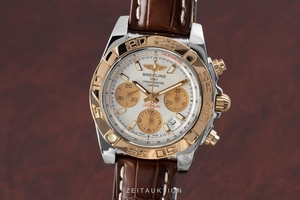 Breitling Chronomat 41 chronograph steel / gold automatic Kal. B01 Ref. CB0140