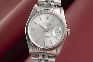Rolex Datejust steel / white gold automatic Kal. 3135 Ref. 16234