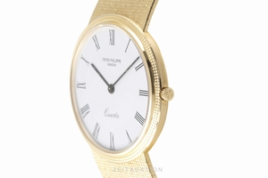 Patek Philippe Calatrava 18 ct gold quartz Kal. E27 Ref. 3744/1