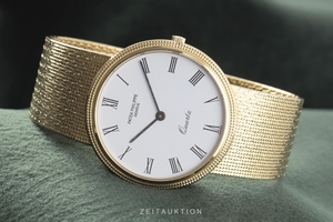 Patek Philippe Calatrava 18 ct gold quartz Kal. E27 Ref. 3744/1