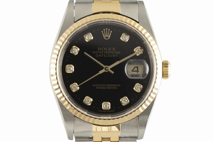 Rolex Datejust steel / gold automatic Kal. 3135 Ref. 16233