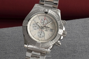 Breitling Super Avenger II chronograph steel automatic Kal. A13 Ref. A13371